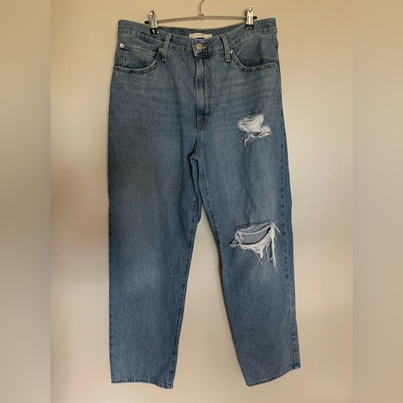 Levi's® 94 Baggy Destructed Straight Jeans - Picture 3 of 6